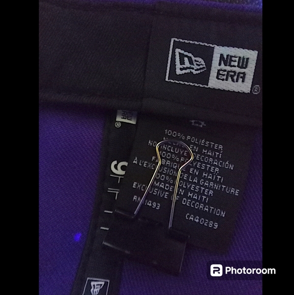 Los Angeles Lakers Snap-Back Hat, New Era, Purple and Gold, Adjustable - Picture 8 of 13